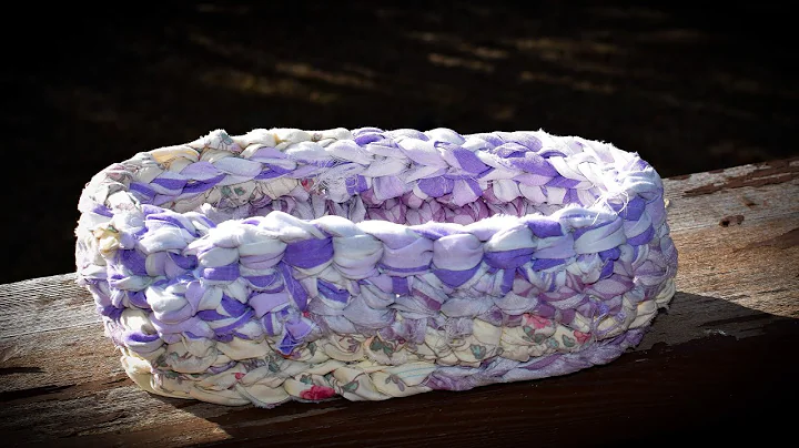 Learn to Crochet a Stunning Oval Rag Basket