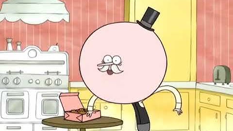 Regular show | Pops eats a magic doughnut...