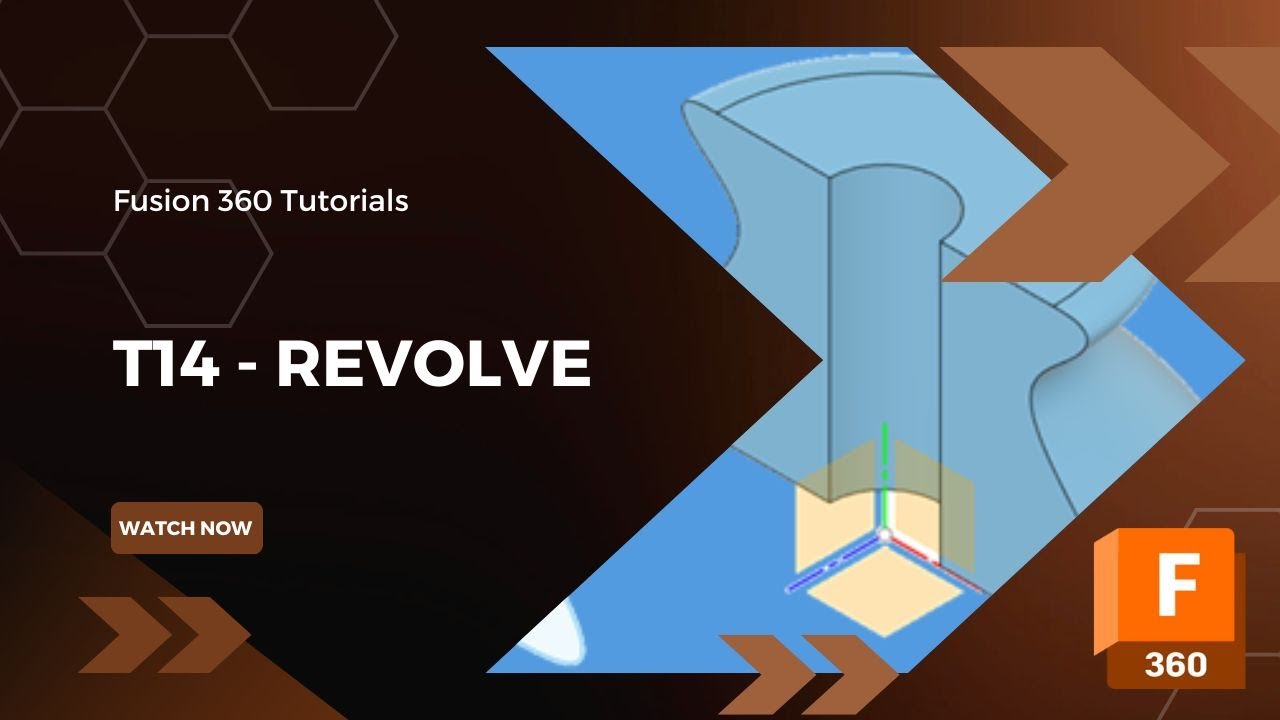 Tutorial 14 - Revolve - YouTube