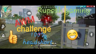 Double Awm Sniper Only Challengefree Fire Rupesh Gaming