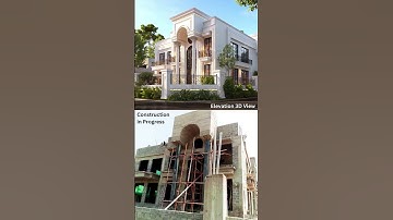 Unveiling the Extraordinary: 3D Elevation and In-Progress Construction of our Spectacular Villa