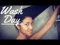 Natural Hair Wash Day Routine + Length Check | Victoria Victoria