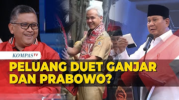 Begini Jawab Hasto Soal Peluang Duet Ganjar dan Prabowo di Pilpres 2024