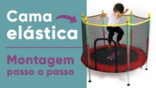 Montagem Cama Elástica Infantil - Conect Brinq