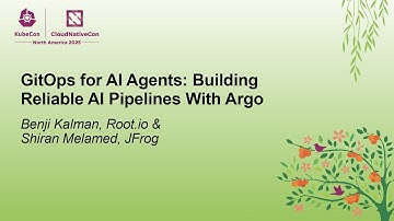GitOps for AI Agents: Building Reliable AI Pipelines With Argo - Benji Kalman & Shiran Melamed