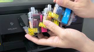 Lc20Ethe Operation Of Install Compatible Ink Cartridges Of Lc20E