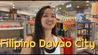 Filipino Black American at the Mall Davao City Philippines