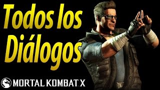 Mortal Kombat X | Español Latino | Todos los Diálogos | Johnny Cage | Xbox One |