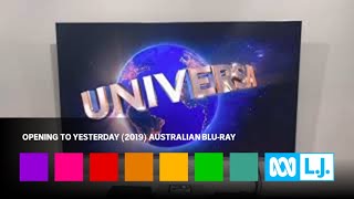 Opening to Yesterday (2019) Australian Blu-Ray