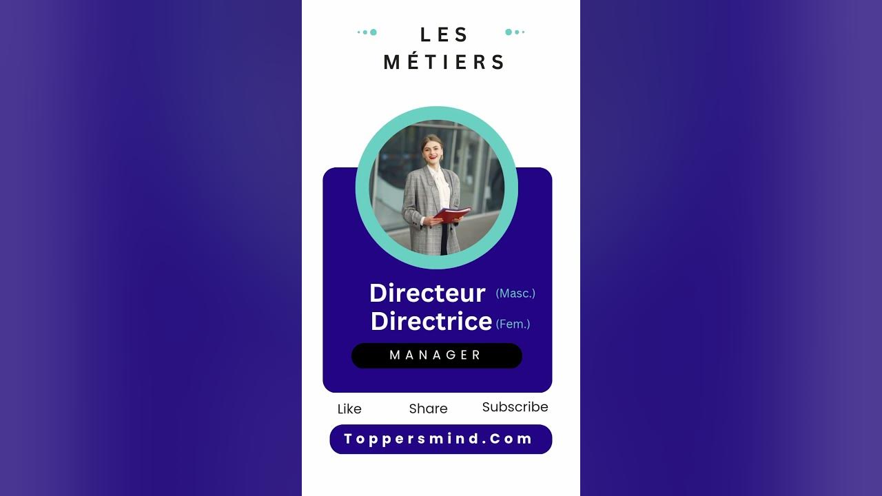 Manager in French Directeur pronunciation french français 