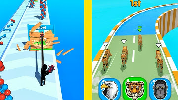 Animal Racing vs Alien Run 3D - All Levels Gameplay Walkthrough iOS, Android || B8 Gamer