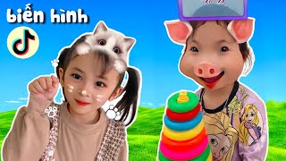 Trò Chơi Biến Hình Tiktok Hài Hước | Animal Test Filter Chó, Mèo, Heo, Hà Mã, Hổ