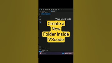 How to Create a New Folder in VSCode (The Easy Way) #shorts #shortsfeed #btechlearninghub