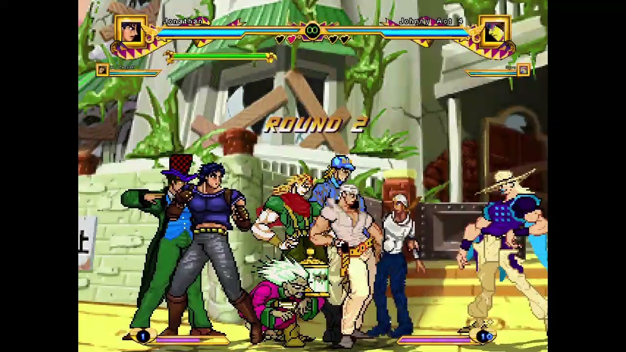 M.U.G.E.N JJBA Requiem: Phantom Blood VS Steel Ball Run