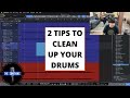 2 Tips To Clean Up Your Drums When The Drummer Doesn't Hit The Toms (Drum Mixing Tips)