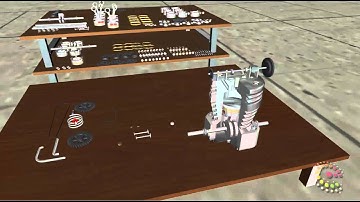 Virtual Reality Maintenance Training Task - Engine Assembly