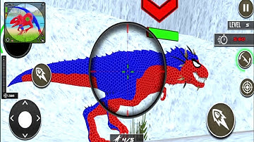 Wild Dino Hunting jungle Games Dinosaur Hunter: part 7: Android ,ios, Gameplay