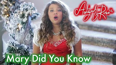 Mary Did You Know - 12 year old Aaliyah Rose