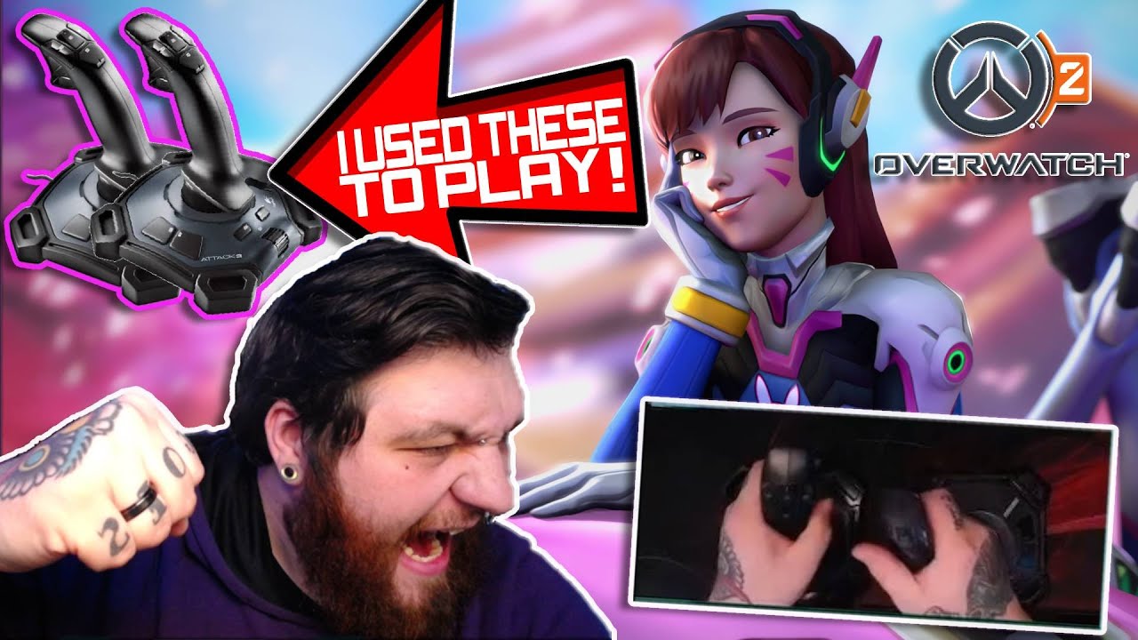 i-used-two-logitech-flight-sticks-to-play-as-d-va-in-overwatch-2