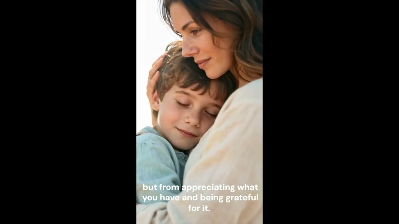 True happiness lies in the arms of those we love