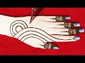 Simple Trick-Easy Back Hand Mehendi Design for Teej-Arabic Henna Mehndi Design