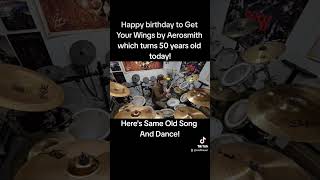 Get Your Wings by Aerosmith turns 50 years old today! #aerosmith #drums #rushbauer