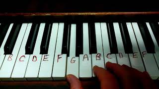 ARKANSAS TRAVELER How to play easy piano keyboard melody tutorial tutor free lesson