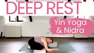 Deeply Relaxing Yin Yoga &amp; Yoga Nidra | Emily Rowell Yoga