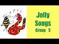 Jolly song group 5 z w ng v oo with actions and letter formation