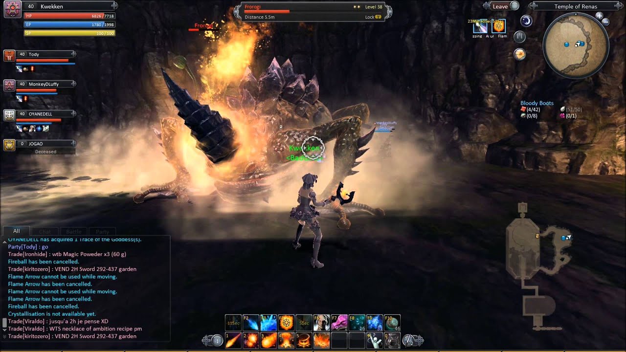 Raiderz - Temple of Renas (Bosses + Strategicly Placed Shooters)