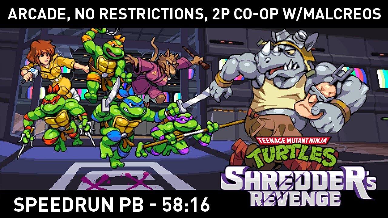 Teenage Mutant Ninja Turtles Shredder's Revenge (Arcade, No