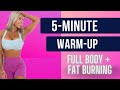 5-Minute Warm-Up That Actually Works (Full Body + Fat Burning!)