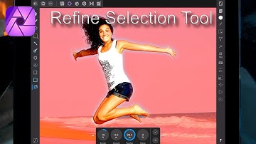 Refine Selection Tool - Affinity Photo iPad Pro