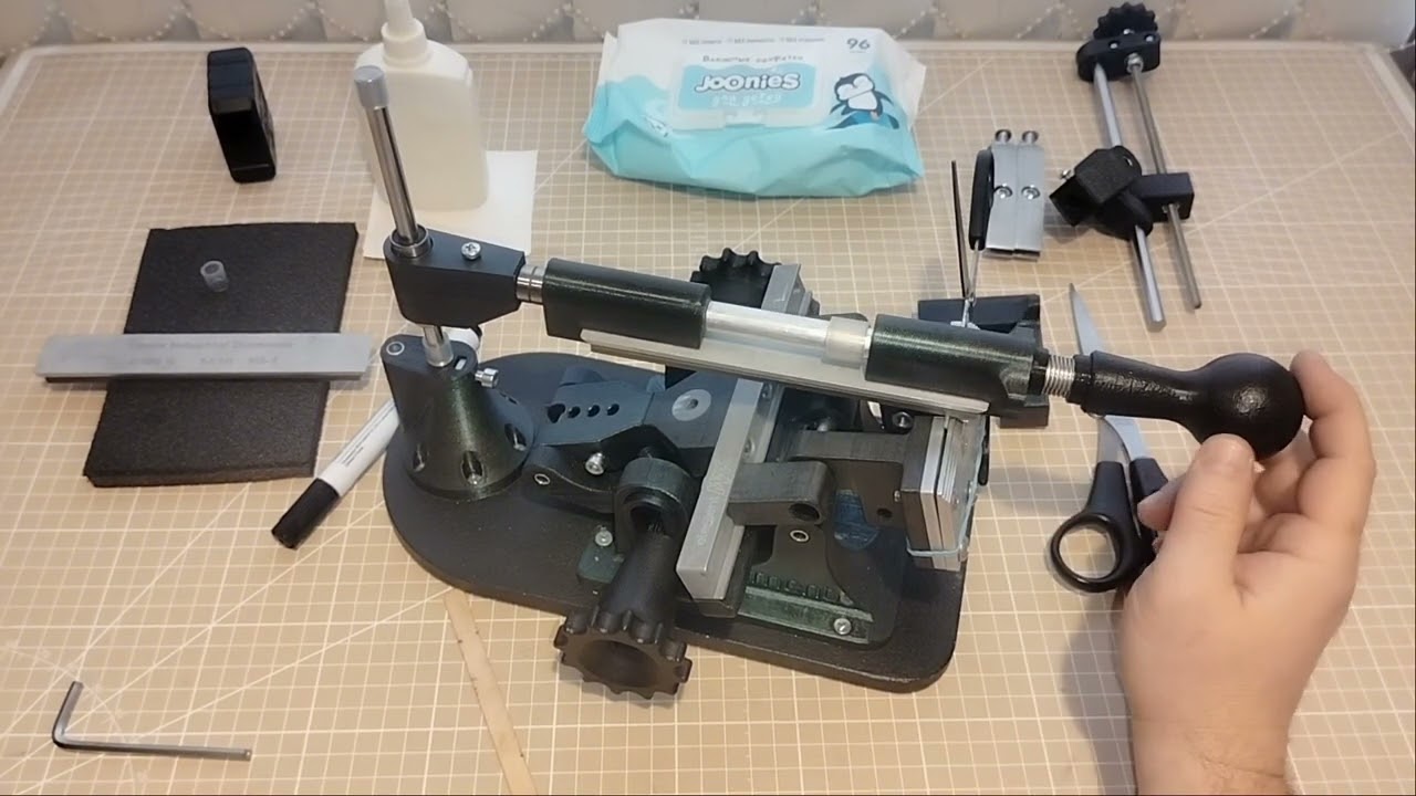 3 способа заточки ножниц