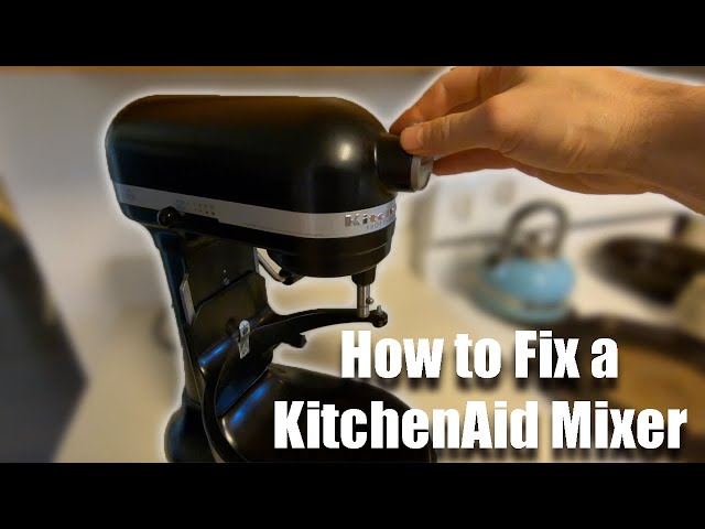 How to replace a stand mixer worm gear