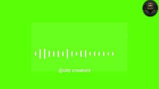 Green Screen Audio Spectrum 2020 Green Screen Audio Effect | Audio wave green screen