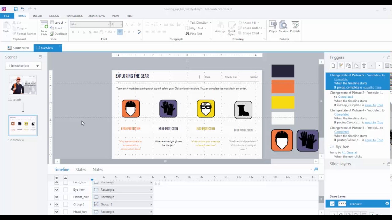 articulate synonym Articulate Storyline: How to Transform a Medical Template into a Workplace Safety-Themed Template