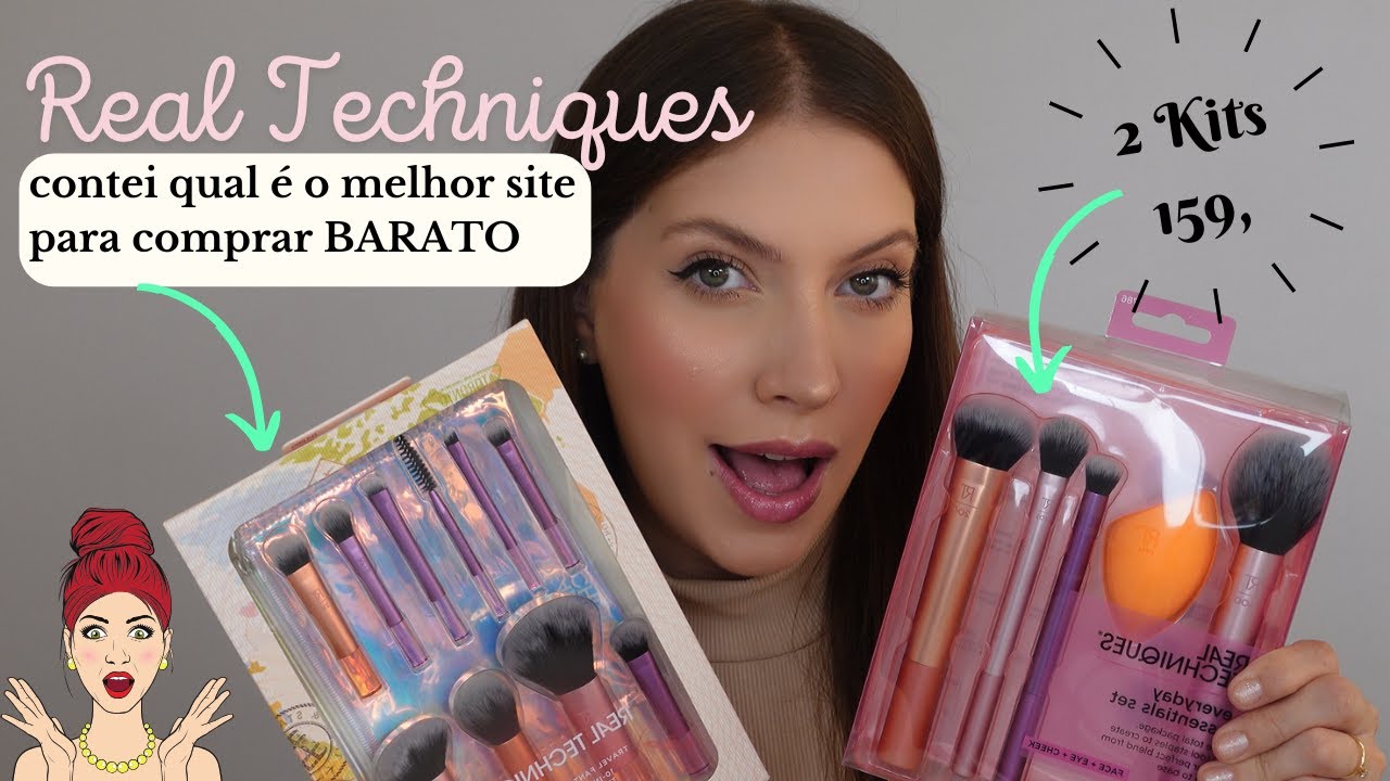 MELHOR SITE PRA COMPRAR PINCEL REAL TECHNIQUES 🧡