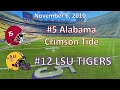 November 6, 2010 - #5 Alabama vs #12 LSU