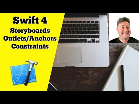 Storyboards, Anchors/Constraints, Outlet/Actions in Swift 4 - Build a Login Page - Part 1