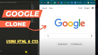 Building a Google Clone Using HTML and CSS: Step-by-Step Tutorial || vikash abhay.