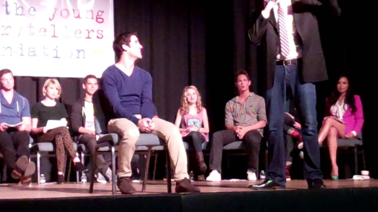 Darren Criss is put on the spot when he's late to the YSF 