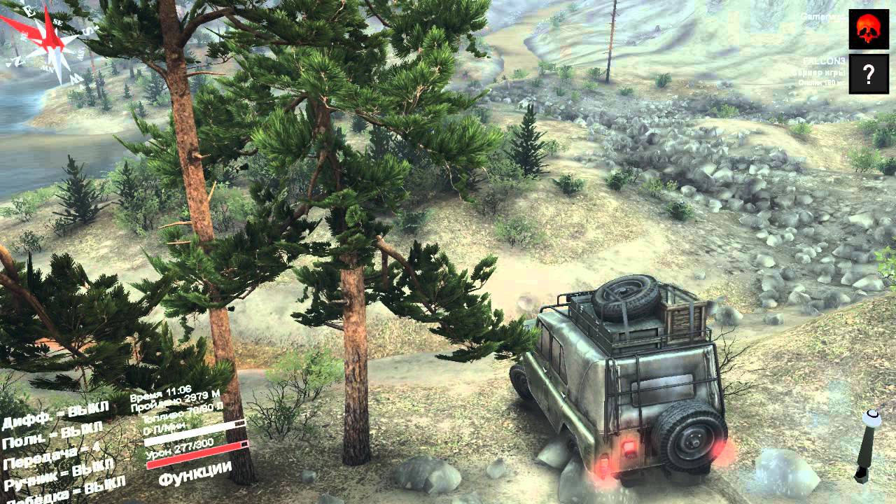 SpinTires - Советские трансформеры - №2 - Карта: Побережье