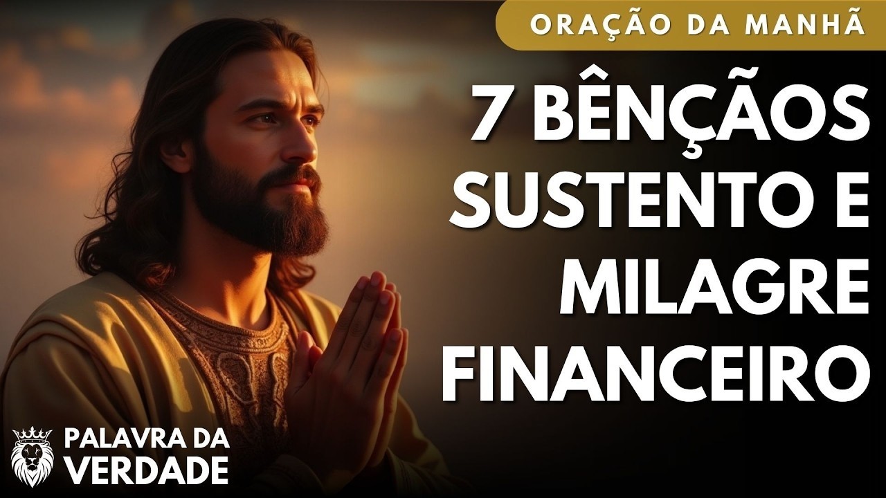 Oração da Manhã das 7 Bênçãos Clamando por Prosperidade e Milagre Financeiro