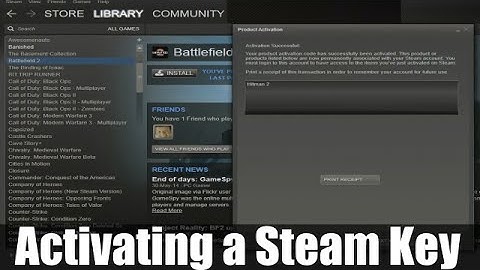 How to activate a Steam Key
