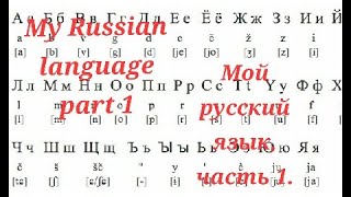 My journey to learning the Russian language. Part 1. Мой путь к изучению русского языка.  Часть 1