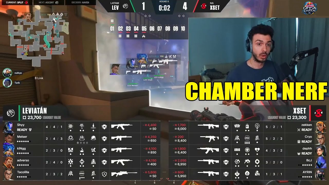 Tarik reacts to Chamber Nerf Leaks - Valorant Chamber Nerf