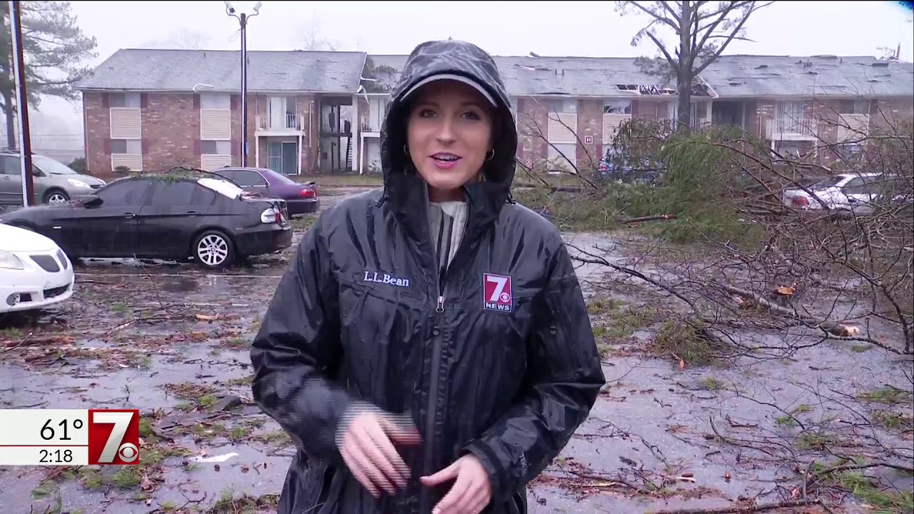Spartanburg Tornado breaking news coverage clip one YouTube