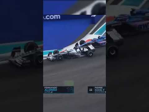 Alonso leva penalização por cortar chicane - Gp de Míami #shorts #f1shorts