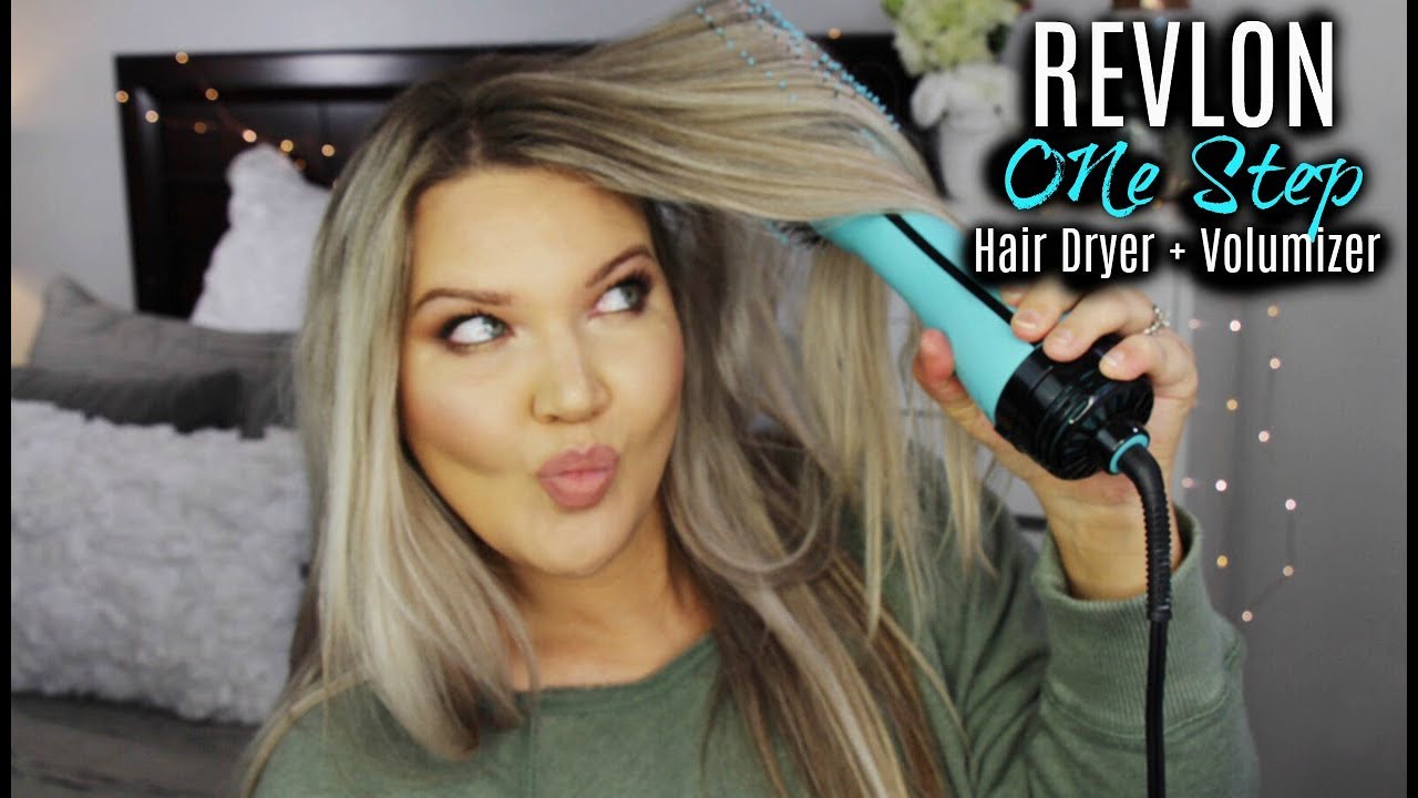 REVLON ONE STEP HAIR DRYER + VOLUMIZER REVIEW & DEMO YouTube